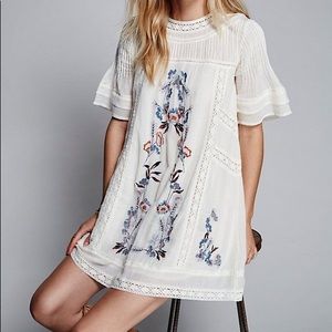 Free People Perfectly Victorian Embroidered Dress